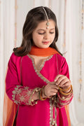 Maria B | 3 Piece Embroidered Cotton Satin Suit | MKS-EF25-41 - by - Libasekhas UK - Registered Vendor of : Maria B - 100% Original Designer Dresss