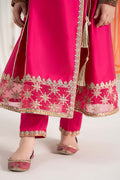 Maria B | 3 Piece Embroidered Cotton Satin Suit | MKS-EF25-41 - by - Libasekhas UK - Registered Vendor of : Maria B - 100% Original Designer Dresss