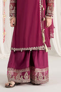 Maria B | 3 Piece Embroidered Polyester Net Suit | MKS-EF25-43 - by - Libasekhas UK - Registered Vendor of : Maria B - 100% Original Designer Dresss