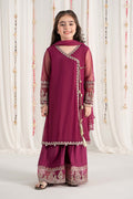 Maria B | 3 Piece Embroidered Polyester Net Suit | MKS-EF25-43 - by - Libasekhas UK - Registered Vendor of : Maria B - 100% Original Designer Dresss