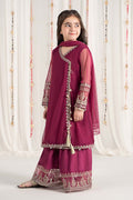 Maria B | 3 Piece Embroidered Polyester Net Suit | MKS-EF25-43 - by - Libasekhas UK - Registered Vendor of : Maria B - 100% Original Designer Dresss