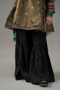 3 Piece Embroidered Cotton Zari Net Suit - Kids Clothing - available at Maria Faisal in UK and USA.