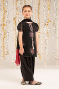 3 Piece Embroidered Organza Suit - Kids Clothing - available at Maria Faisal in UK and USA.