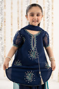 3 Piece Embroidered Organza Suit - Kids Clothing - available at Maria Faisal in UK and USA.