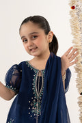 3 Piece Embroidered Organza Suit - Kids Clothing - available at Maria Faisal in UK and USA.
