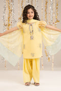 kids-clothes-mks-ef26-01-yellow by Maria B Kids - Designer Dress  - Type : KidsClothes - Available at Libasekhas UK - 100% Original 