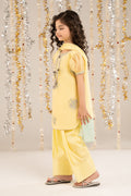 3 Piece Embroidered Organza Suit - Kids Clothing - available at Maria Faisal in UK and USA.