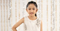kids-clothes-mks-ef26-03-white by Maria B Kids - Designer Dress  - Type : KidsClothes - Available at Libasekhas UK - 100% Original 