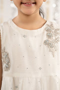 kids-clothes-mks-ef26-03-white by Maria B Kids - Designer Dress  - Type : KidsClothes - Available at Libasekhas UK - 100% Original 