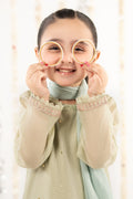 kids-clothes-mks-ef26-04-green by Maria B Kids - Designer Dress  - Type : KidsClothes - Available at Libasekhas UK - 100% Original 