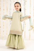 kids-clothes-mks-ef26-04-green by Maria B Kids - Designer Dress  - Type : KidsClothes - Available at Libasekhas UK - 100% Original 