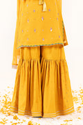 kids-clothes-mks-ef26-05-yellow by Maria B Kids - Designer Dress  - Type : KidsClothes - Available at Libasekhas UK - 100% Original 