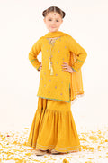 kids-clothes-mks-ef26-05-yellow by Maria B Kids - Designer Dress  - Type : KidsClothes - Available at Libasekhas UK - 100% Original 