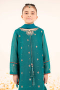 kids-clothes-mks-ef26-05-green by Maria B Kids - Designer Dress  - Type : KidsClothes - Available at Libasekhas UK - 100% Original 