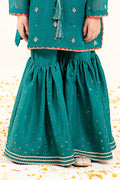 kids-clothes-mks-ef26-05-green by Maria B Kids - Designer Dress  - Type : KidsClothes - Available at Libasekhas UK - 100% Original 