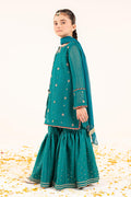 kids-clothes-mks-ef26-05-green by Maria B Kids - Designer Dress  - Type : KidsClothes - Available at Libasekhas UK - 100% Original 