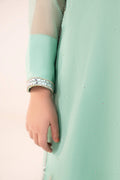 kids-clothes-mks-ef26-08-aqua by Maria B Kids - Designer Dress  - Type : KidsClothes - Available at Libasekhas UK - 100% Original 