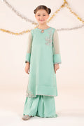 kids-clothes-mks-ef26-08-aqua by Maria B Kids - Designer Dress  - Type : KidsClothes - Available at Libasekhas UK - 100% Original 