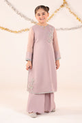 kids-clothes-mks-ef26-08-lilac by Maria B Kids - Designer Dress  - Type : KidsClothes - Available at Libasekhas UK - 100% Original 