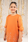 kids-clothes-mks-ef26-10-orange by Maria B Kids - Designer Dress  - Type : KidsClothes - Available at Libasekhas UK - 100% Original 