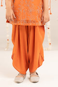 kids-clothes-mks-ef26-10-orange by Maria B Kids - Designer Dress  - Type : KidsClothes - Available at Libasekhas UK - 100% Original 