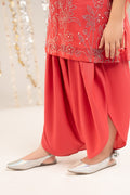 kids-clothes-mks-ef26-10-pink by Maria B Kids - Designer Dress  - Type : KidsClothes - Available at Libasekhas UK - 100% Original 