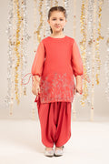 2 Piece Embellished Organza Suit - Kids Clothing - available at Maria Faisal in UK and USA.