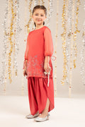 2 Piece Embellished Organza Suit - Kids Clothing - available at Maria Faisal in UK and USA.