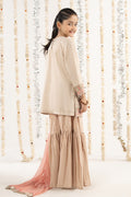 kids-clothes-mks-ef26-13-off-white by Maria B Kids - Designer Dress  - Type : KidsClothes - Available at Libasekhas UK - 100% Original 