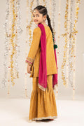 kids-clothes-mks-ef26-13-mustard by Maria B Kids - Designer Dress  - Type : KidsClothes - Available at Libasekhas UK - 100% Original 