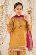 kids-clothes-mks-ef26-13-mustard by Maria B Kids - Designer Dress  - Type : KidsClothes - Available at Libasekhas UK - 100% Original 