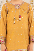 kids-clothes-mks-ef26-13-mustard by Maria B Kids - Designer Dress  - Type : KidsClothes - Available at Libasekhas UK - 100% Original 