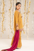 kids-clothes-mks-ef26-13-mustard by Maria B Kids - Designer Dress  - Type : KidsClothes - Available at Libasekhas UK - 100% Original 