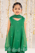 kids-clothes-mks-ef26-16-green by Maria B Kids - Designer Dress  - Type : KidsClothes - Available at Libasekhas UK - 100% Original 