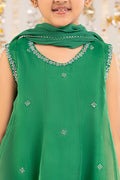 kids-clothes-mks-ef26-16-green by Maria B Kids - Designer Dress  - Type : KidsClothes - Available at Libasekhas UK - 100% Original 