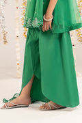 kids-clothes-mks-ef26-16-green by Maria B Kids - Designer Dress  - Type : KidsClothes - Available at Libasekhas UK - 100% Original 