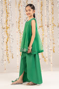 kids-clothes-mks-ef26-16-green by Maria B Kids - Designer Dress  - Type : KidsClothes - Available at Libasekhas UK - 100% Original 