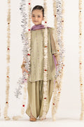 kids-clothes-mks-ef26-17-green by Maria B Kids - Designer Dress  - Type : KidsClothes - Available at Libasekhas UK - 100% Original 