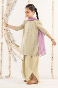 kids-clothes-mks-ef26-17-green by Maria B Kids - Designer Dress  - Type : KidsClothes - Available at Libasekhas UK - 100% Original 