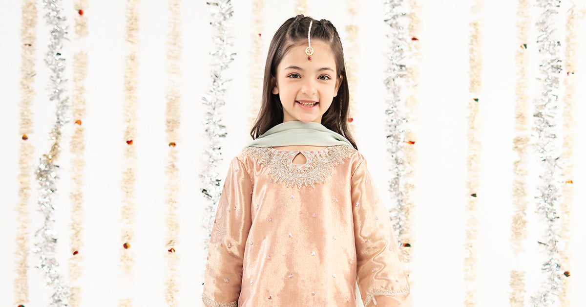 kids-clothes-mks-ef26-20-pink by Maria B Kids - Designer Dress  - Type : KidsClothes - Available at Libasekhas UK - 100% Original 