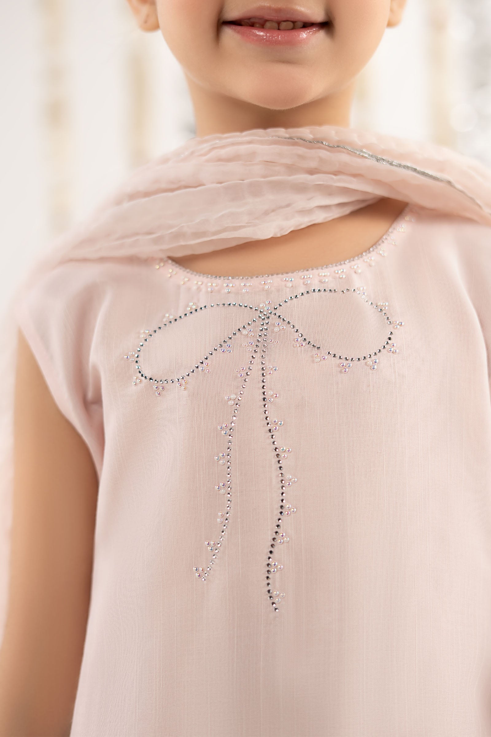 kids-clothes-mks-ef26-26-pink by Maria B Kids - Designer Dress  - Type : KidsClothes - Available at Libasekhas UK - 100% Original 