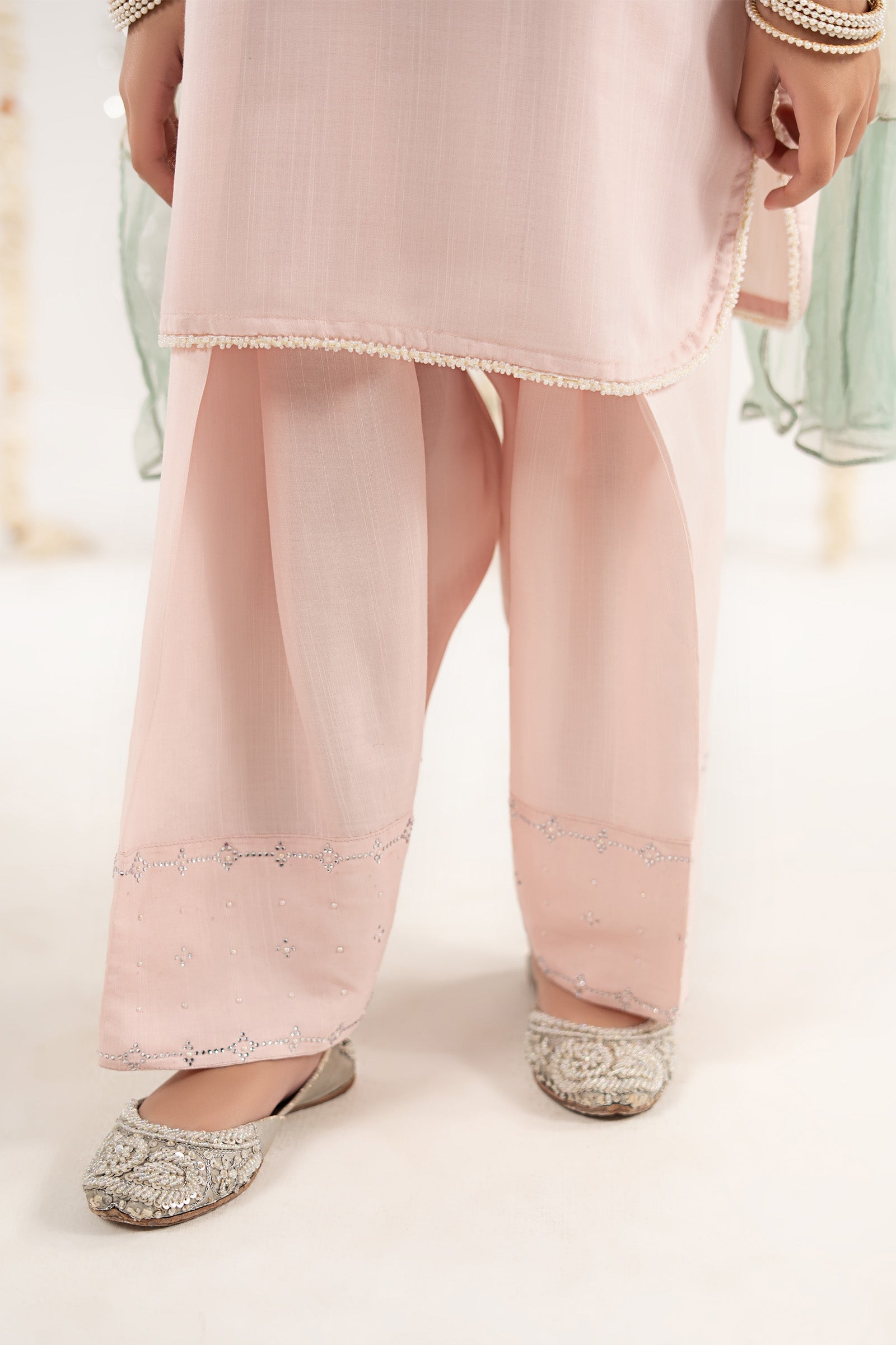 kids-clothes-mks-ef26-26-pink by Maria B Kids - Designer Dress  - Type : KidsClothes - Available at Libasekhas UK - 100% Original 