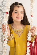 kids-clothes-mks-ef26-28-yellow by Maria B Kids - Designer Dress  - Type : KidsClothes - Available at Libasekhas UK - 100% Original 