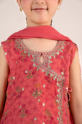 kids-clothes-mks-ef26-30-pink by Maria B Kids - Designer Dress  - Type : KidsClothes - Available at Libasekhas UK - 100% Original 