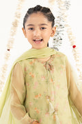 kids-clothes-mks-ef26-32-green by Maria B Kids - Designer Dress  - Type : KidsClothes - Available at Libasekhas UK - 100% Original 