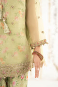 kids-clothes-mks-ef26-32-green by Maria B Kids - Designer Dress  - Type : KidsClothes - Available at Libasekhas UK - 100% Original 