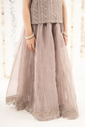 kids-clothes-mks-ef26-34-lilac by Maria B Kids - Designer Dress  - Type : KidsClothes - Available at Libasekhas UK - 100% Original 