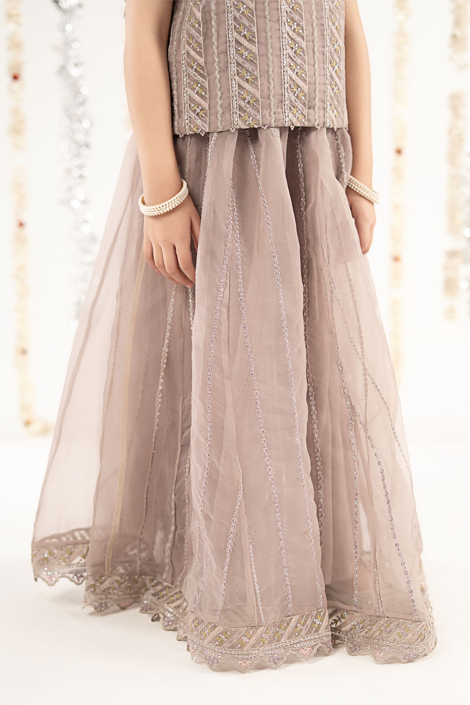 kids-clothes-mks-ef26-34-lilac by Maria B Kids - Designer Dress  - Type : KidsClothes - Available at Libasekhas UK - 100% Original 