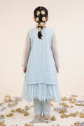 kids-clothes-mks-ef26-42-sky-blue by Maria B Kids - Designer Dress  - Type : KidsClothes - Available at Libasekhas UK - 100% Original 