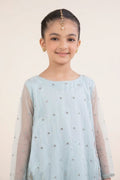 kids-clothes-mks-ef26-42-sky-blue by Maria B Kids - Designer Dress  - Type : KidsClothes - Available at Libasekhas UK - 100% Original 